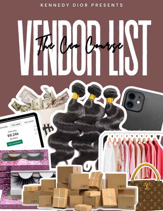 THE CEO COURSE FULL VENDOR LIST